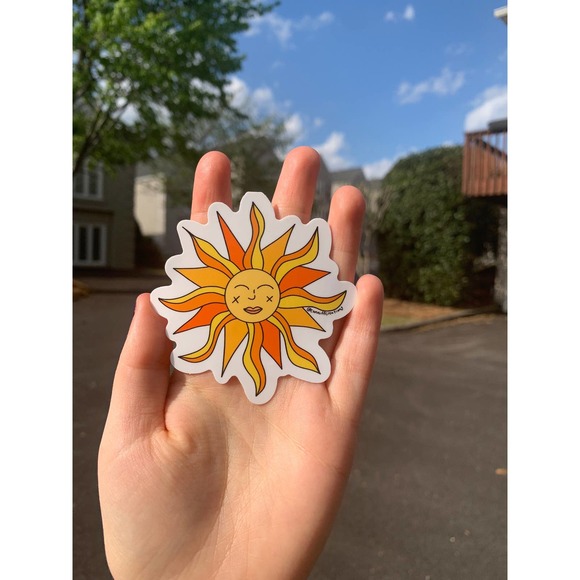 Sun and Moon Sticker Pack for Hydro Flasks, Laptops, Cars, Skateboards - Picture 3 of 7